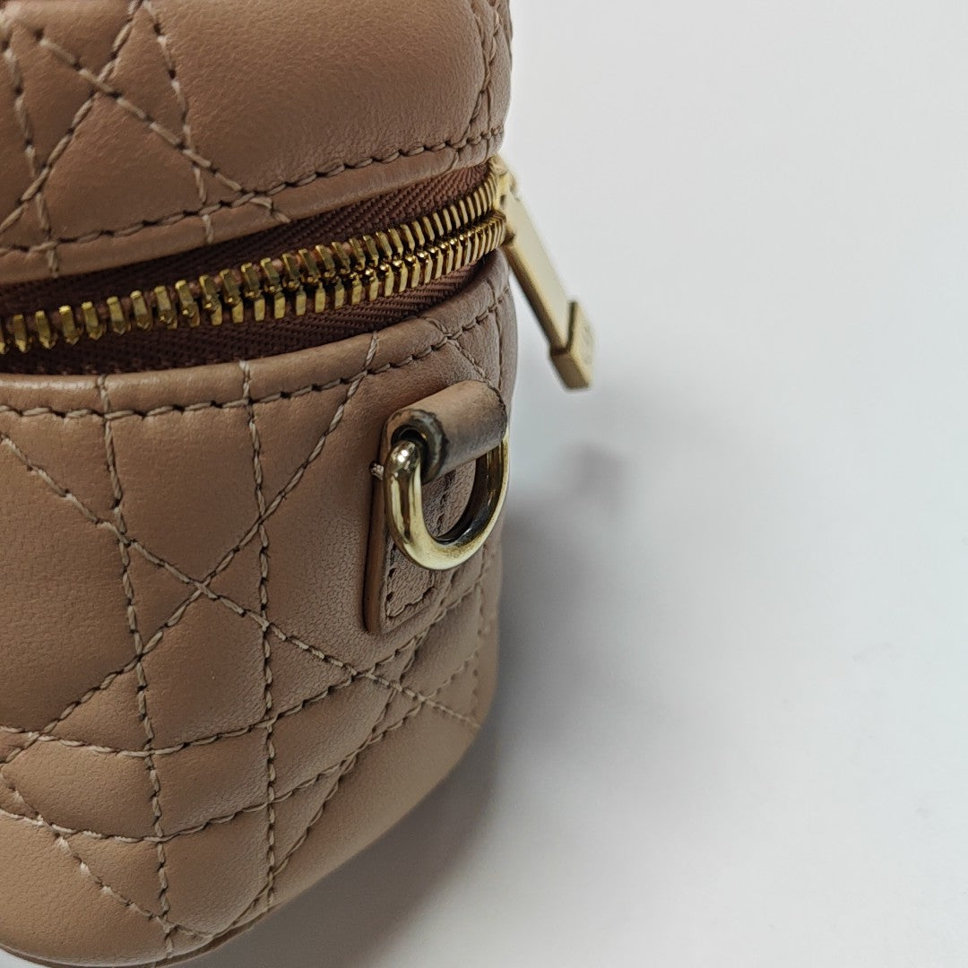 Lady Dior Super Mini Cannage Lambskin Pink