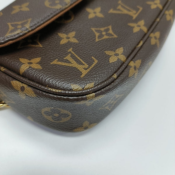 IVY Monogram Coated Canvas Brown