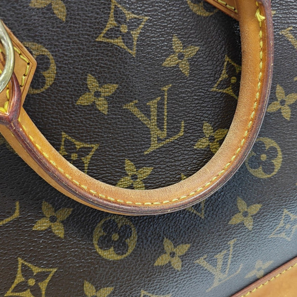 ALMA PM Monogram Coated Canvas Brown