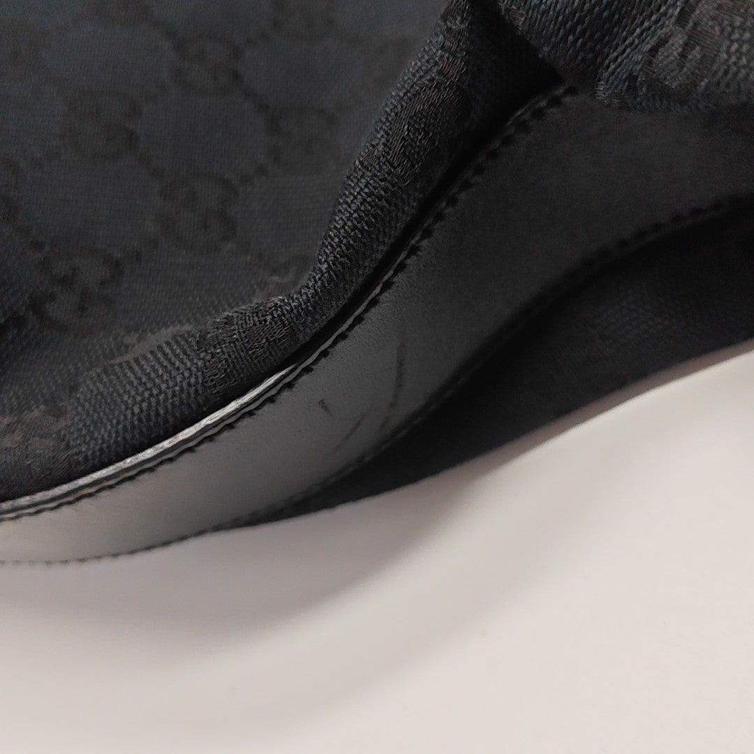 Monogram Canvas Top Handle Bag Black