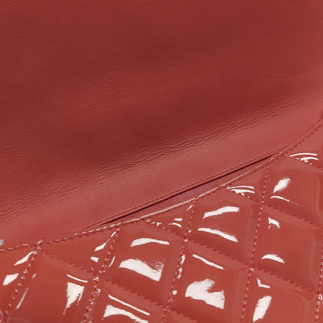Quilted Patent Leather Pink