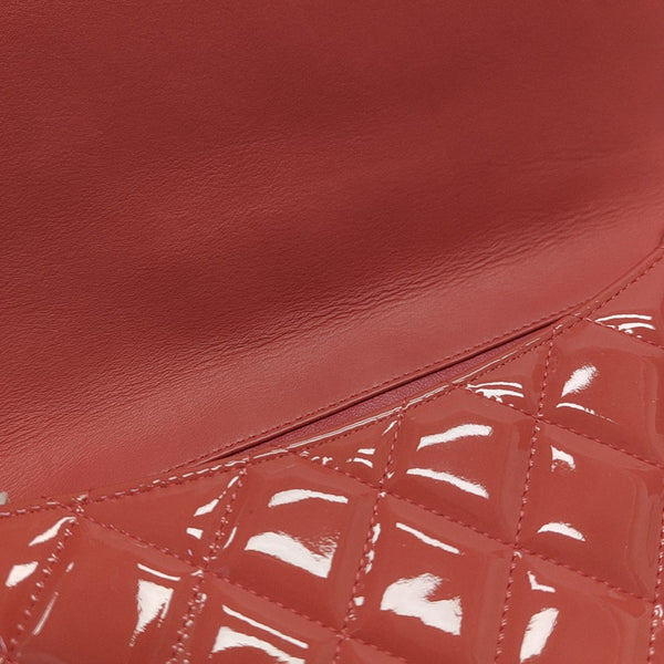 Quilted Patent Leather Pink