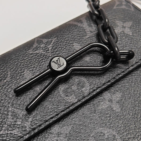 STEAMER Mini Monogram Coated Canvas Black