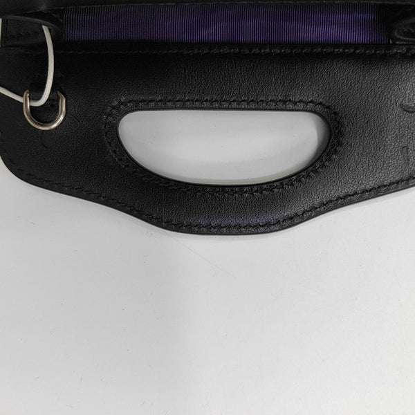 Quilted Calfskin Shoulder Bag Black