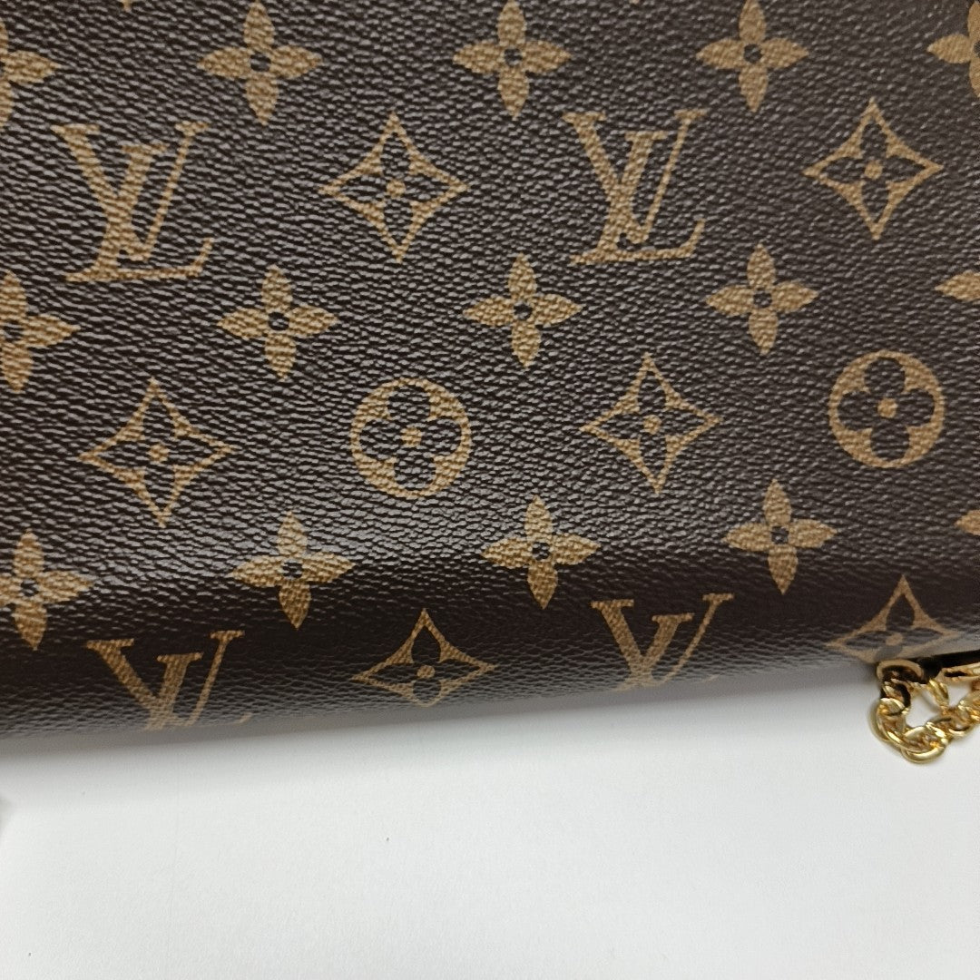 FÉLICIE Monogram Coated Canvas Brown