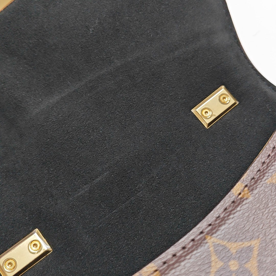 EDEN Monogram Coated Canvas Brown