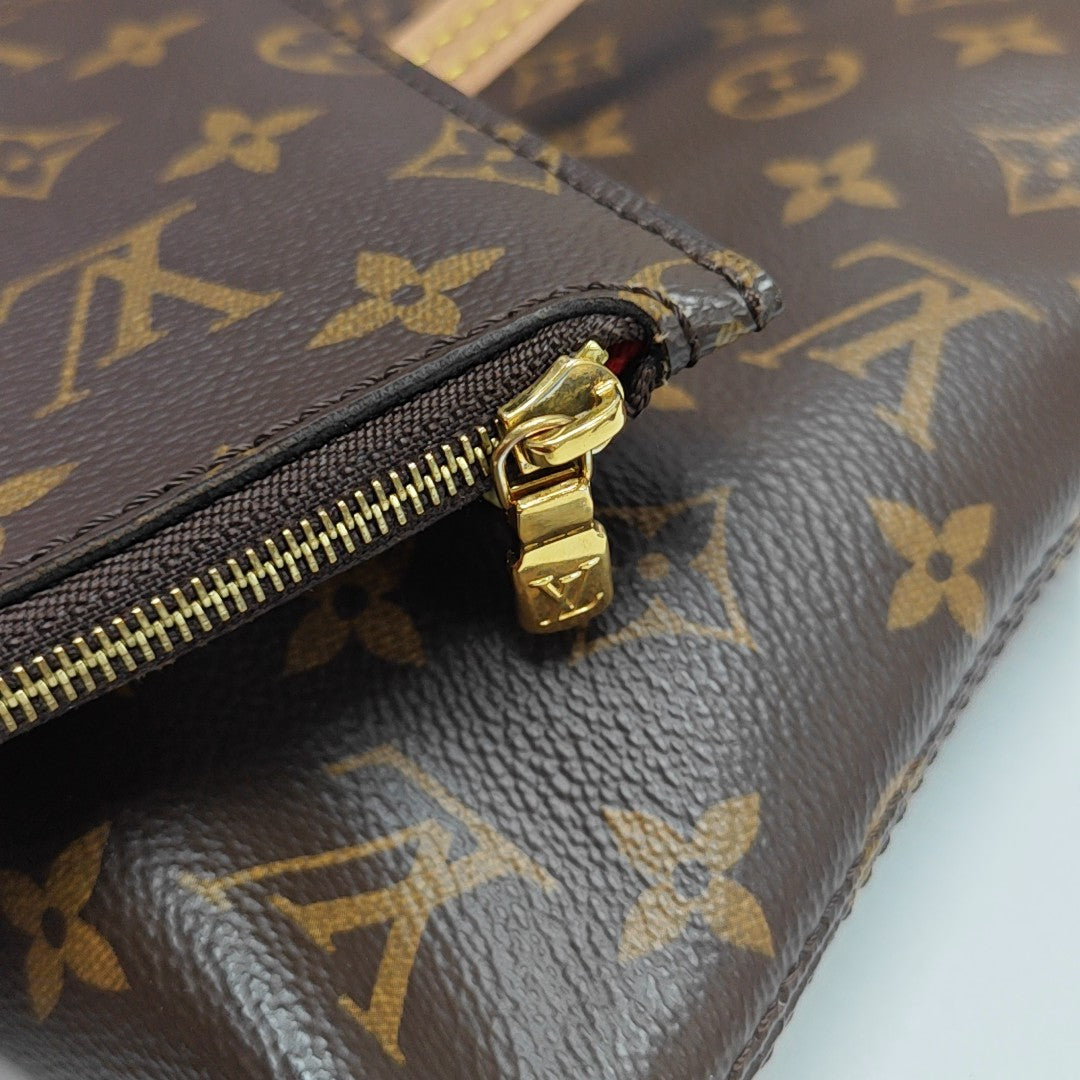 CARRY IT Monogram Coated Canvas Brown