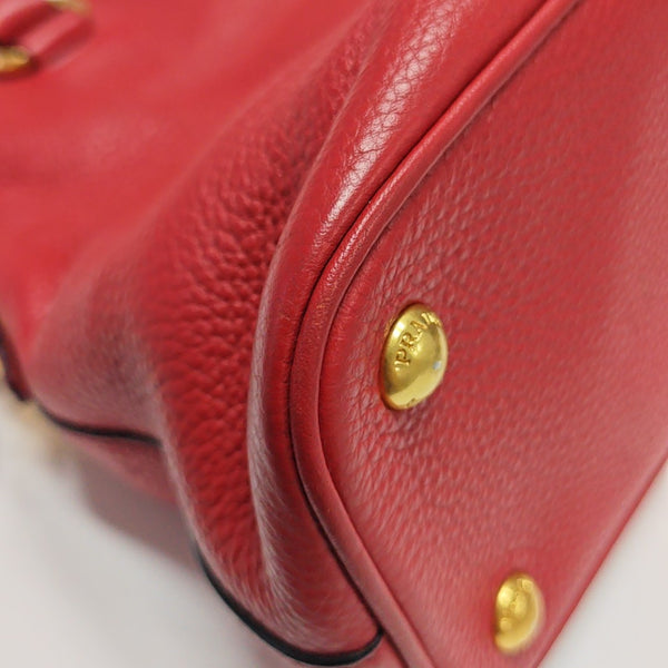 Calfskin Shoulder Bag Red