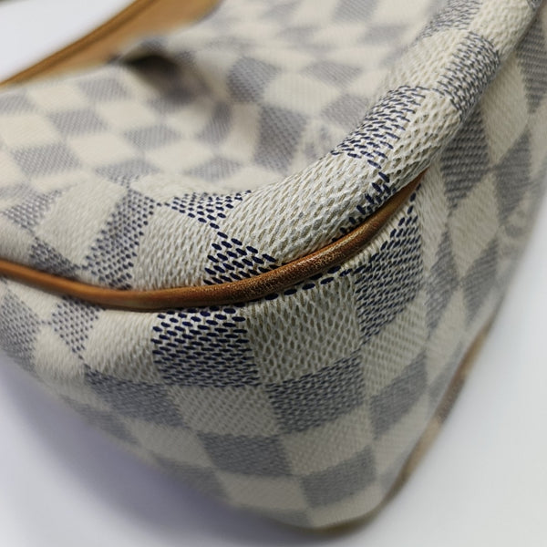 SIRACUSA PM Damier Azur Coated Canvas White
