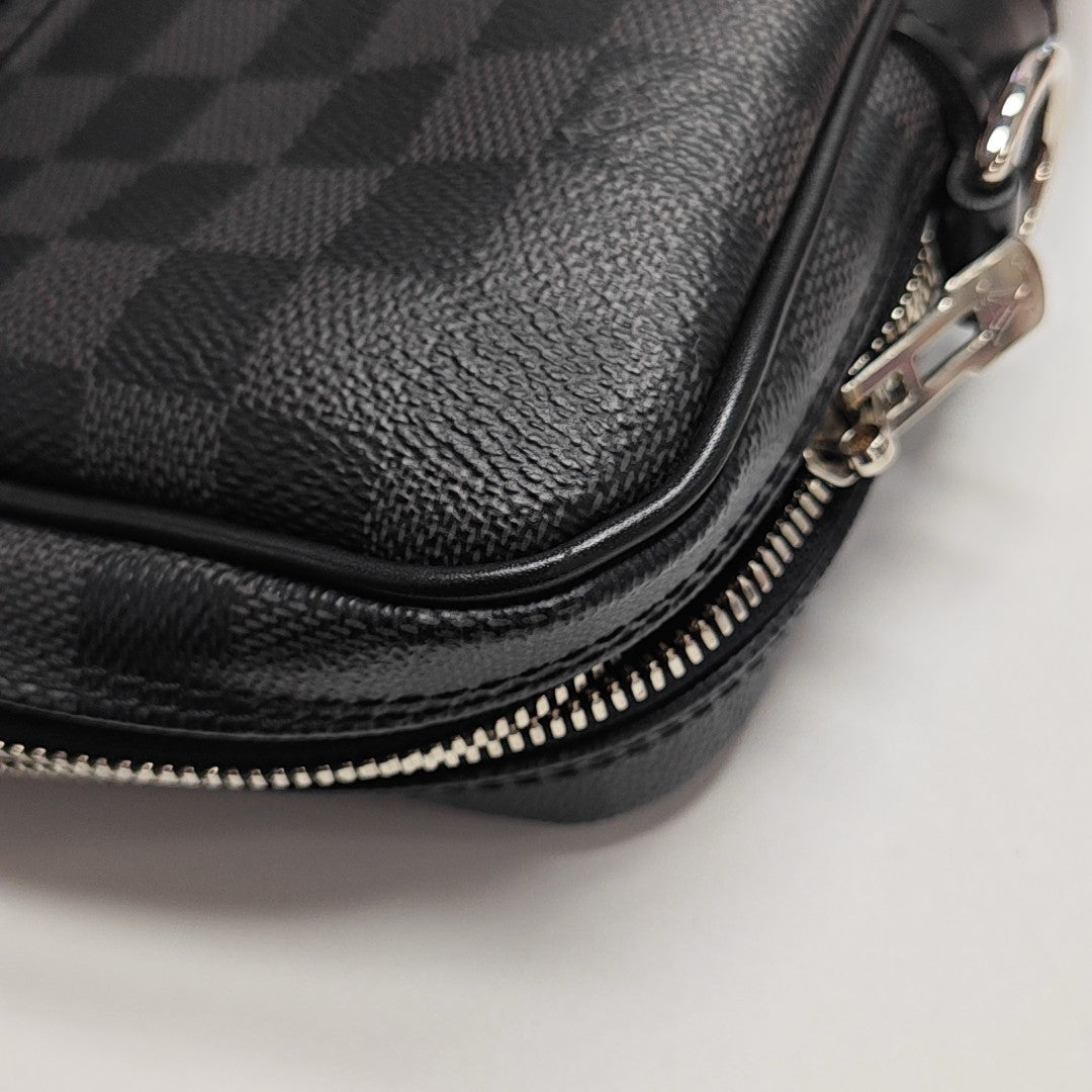 PORTE-DOCUMENTS PM Damier Graphite Coated Canvas Gray