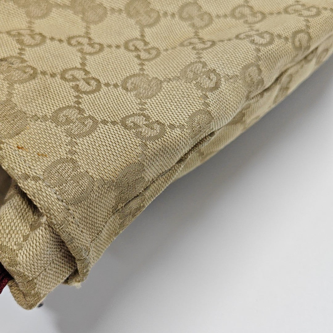 Monogram Canvas Tote Bag Beige
