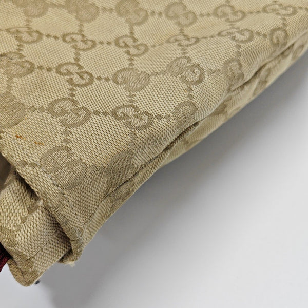 Monogram Canvas Tote Bag Beige