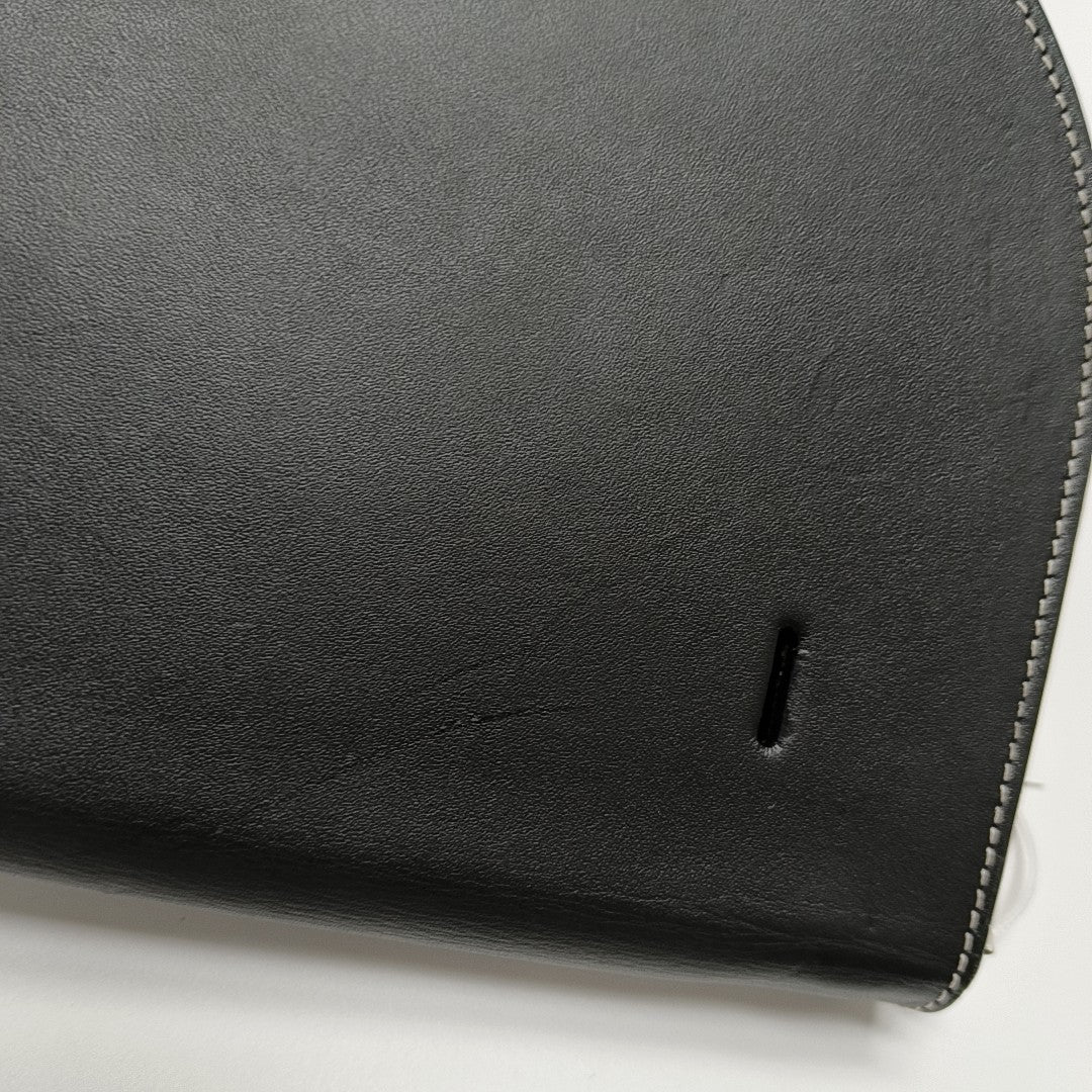 Heel Calfskin Black