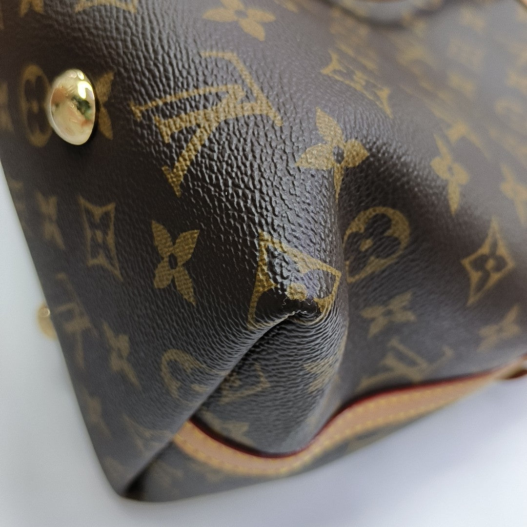 CARRYALL MM Monogram Coated Canvas Brown