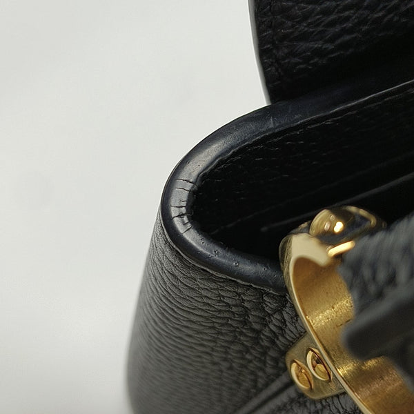 CAPUCINES Mini Calfskin Black