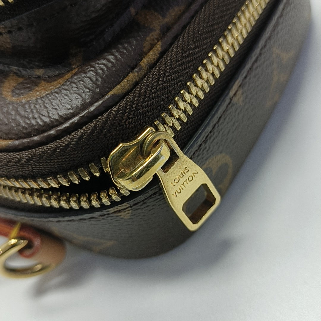 UTILITY Monogram Coated Canvas Brown