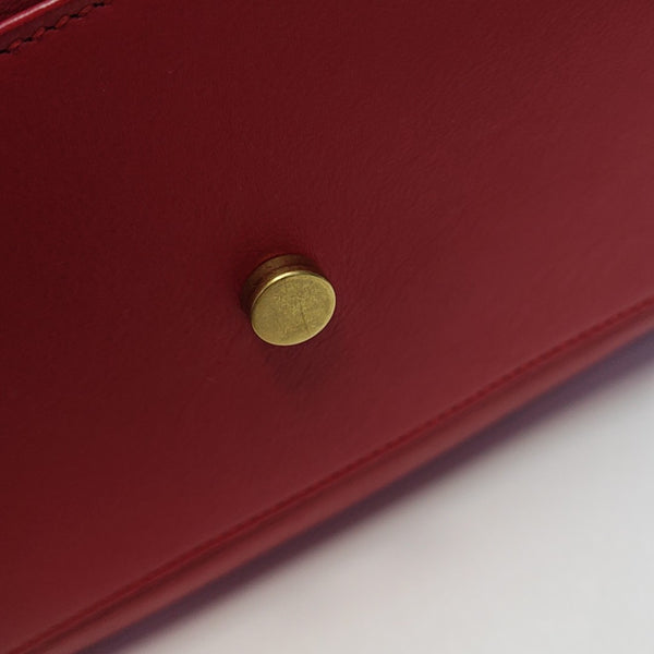 MONOGRAM CABAS Calfskin Red