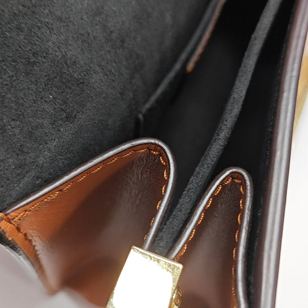 DAUPHINE Mini Monogram Coated Canvas Brown