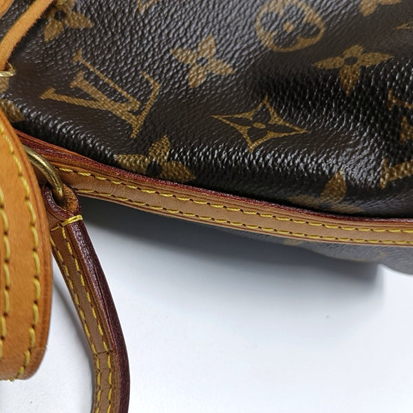 NÉONOÉ Nano Monogram Coated Canvas Brown