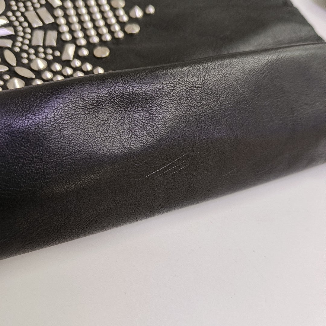 Calfskin Clutch Black