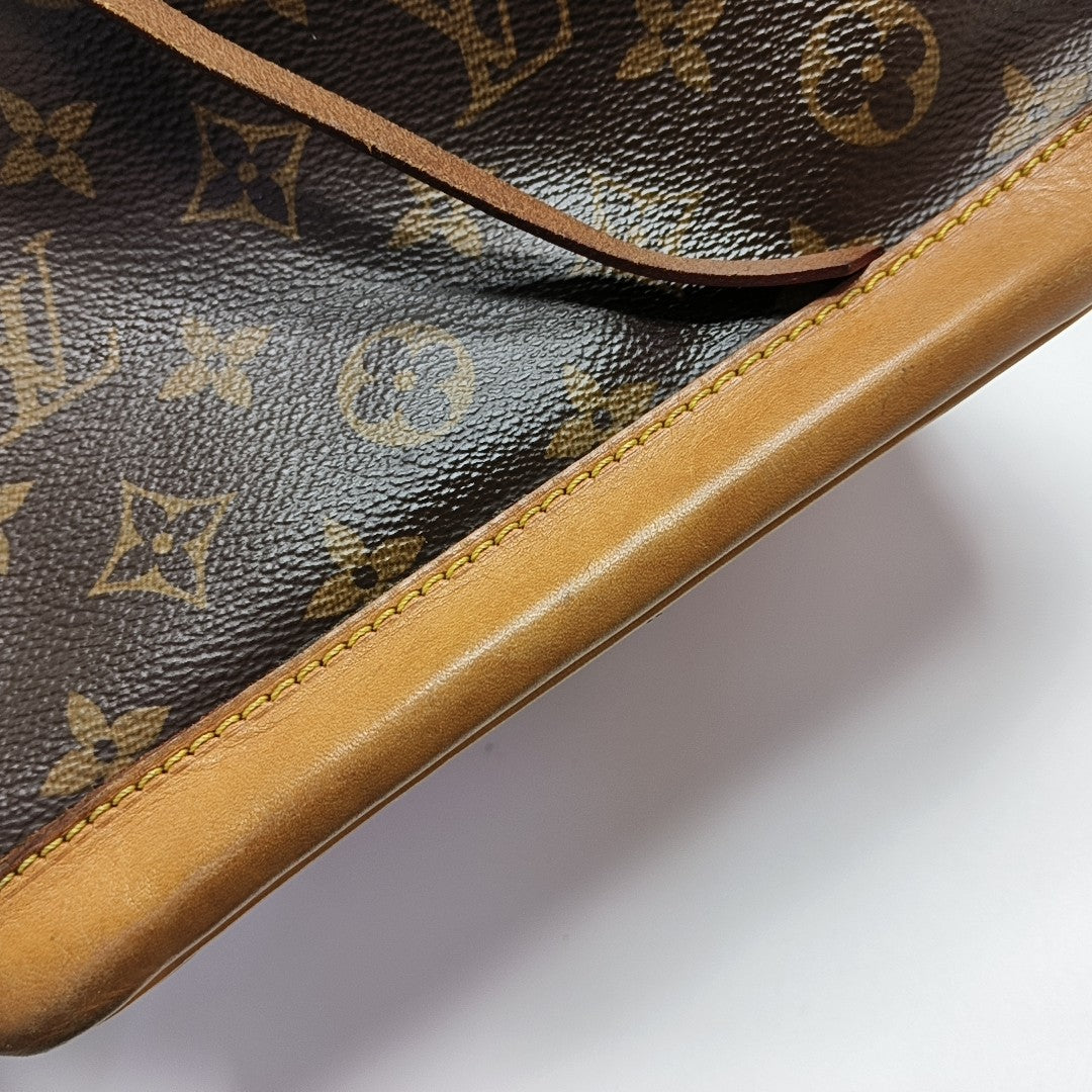 NOÉ BB Monogram Coated Canvas Brown