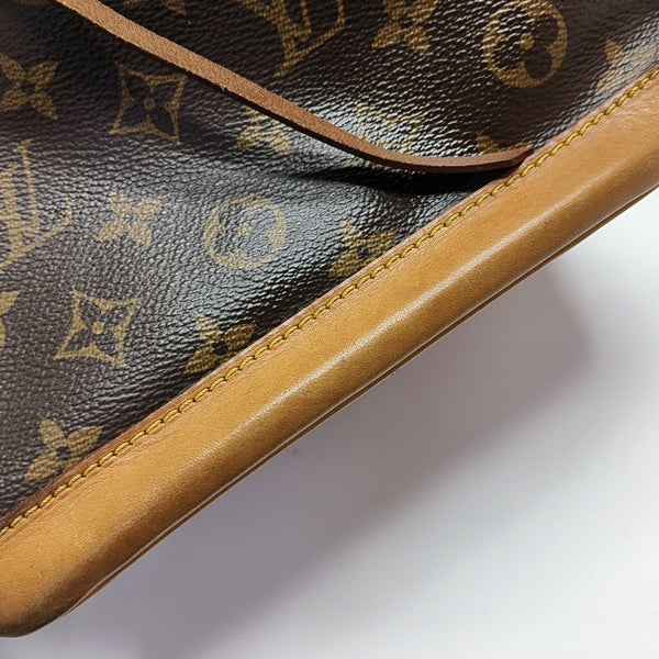 NOÉ BB Monogram Coated Canvas Brown