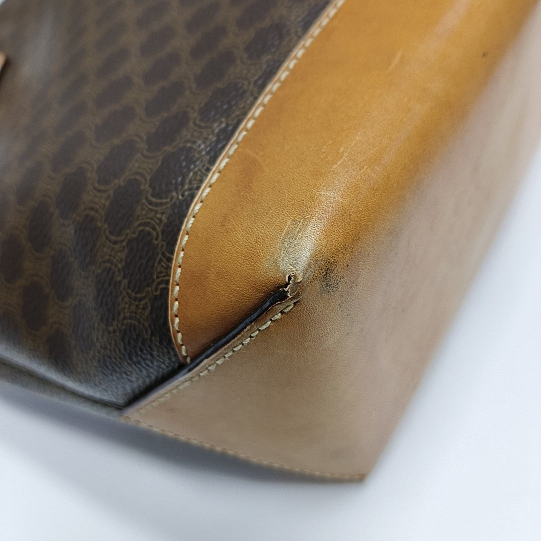 MACADAM TOTE Coated Canvas Brown