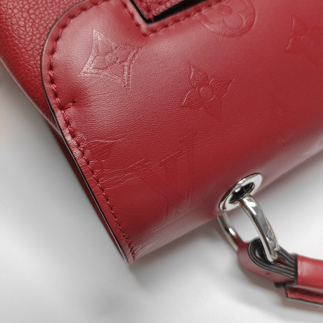 VERY Monogram Calfskin Red