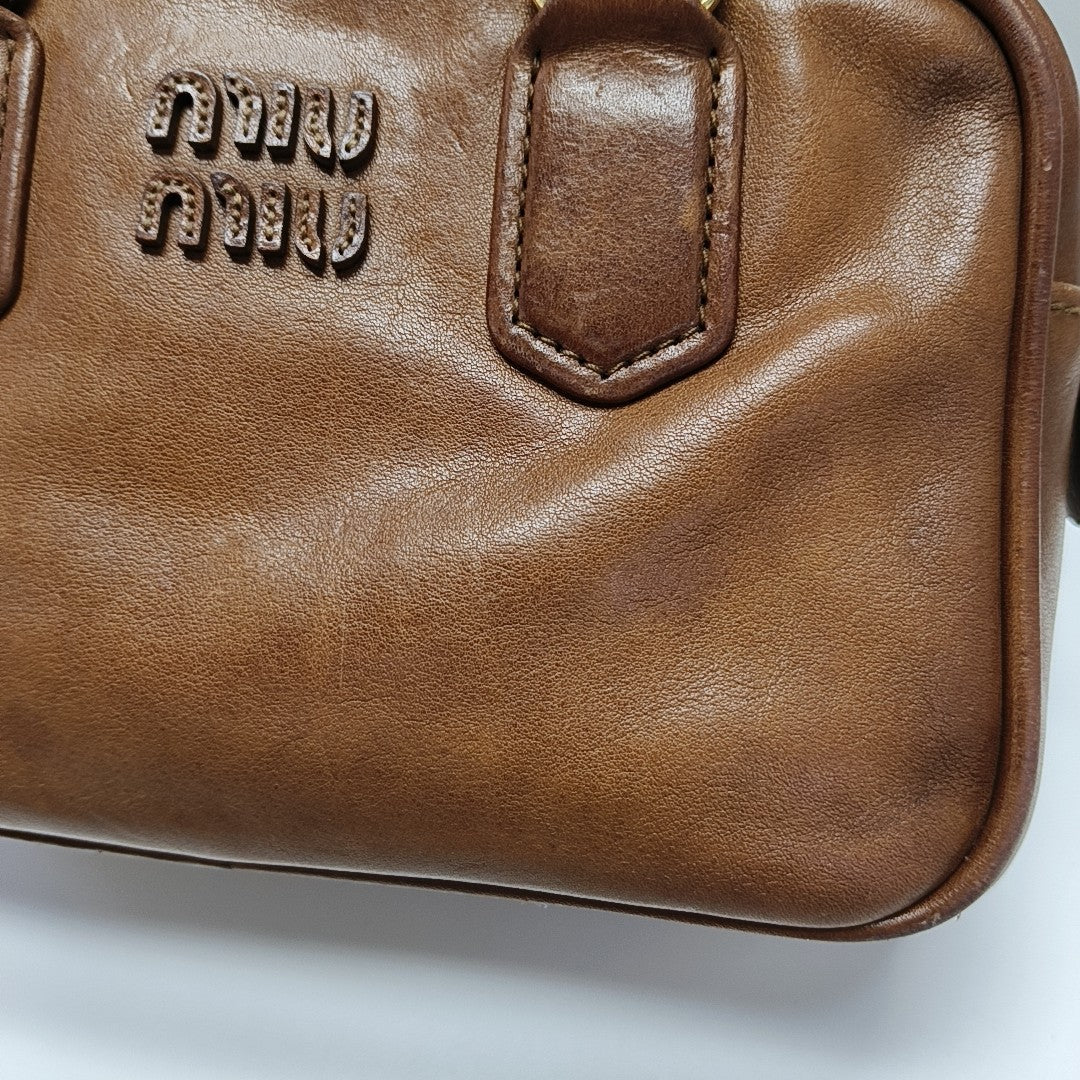 Arcadie Mini Calfskin Brown
