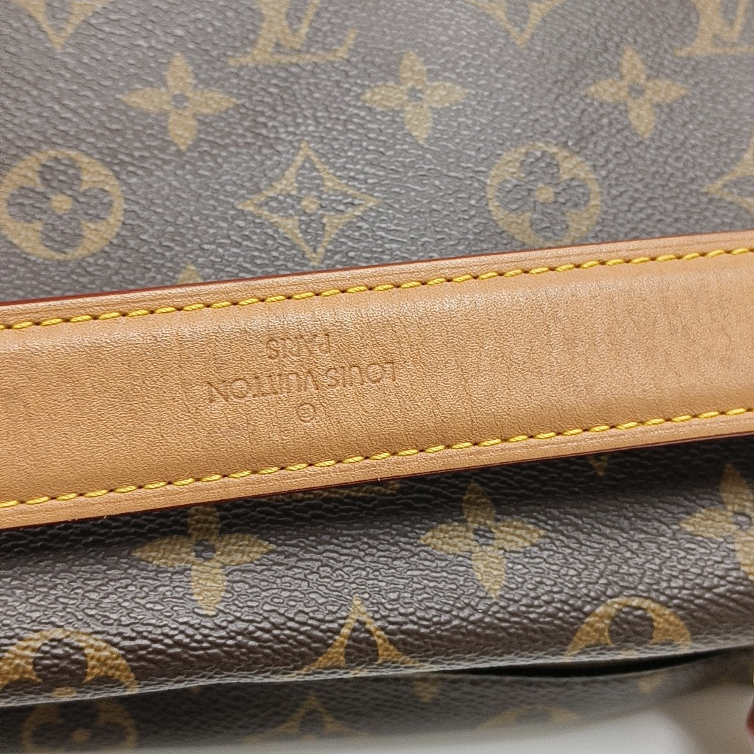 SIDE TRUNK MM Monogram Coated Canvas Brown