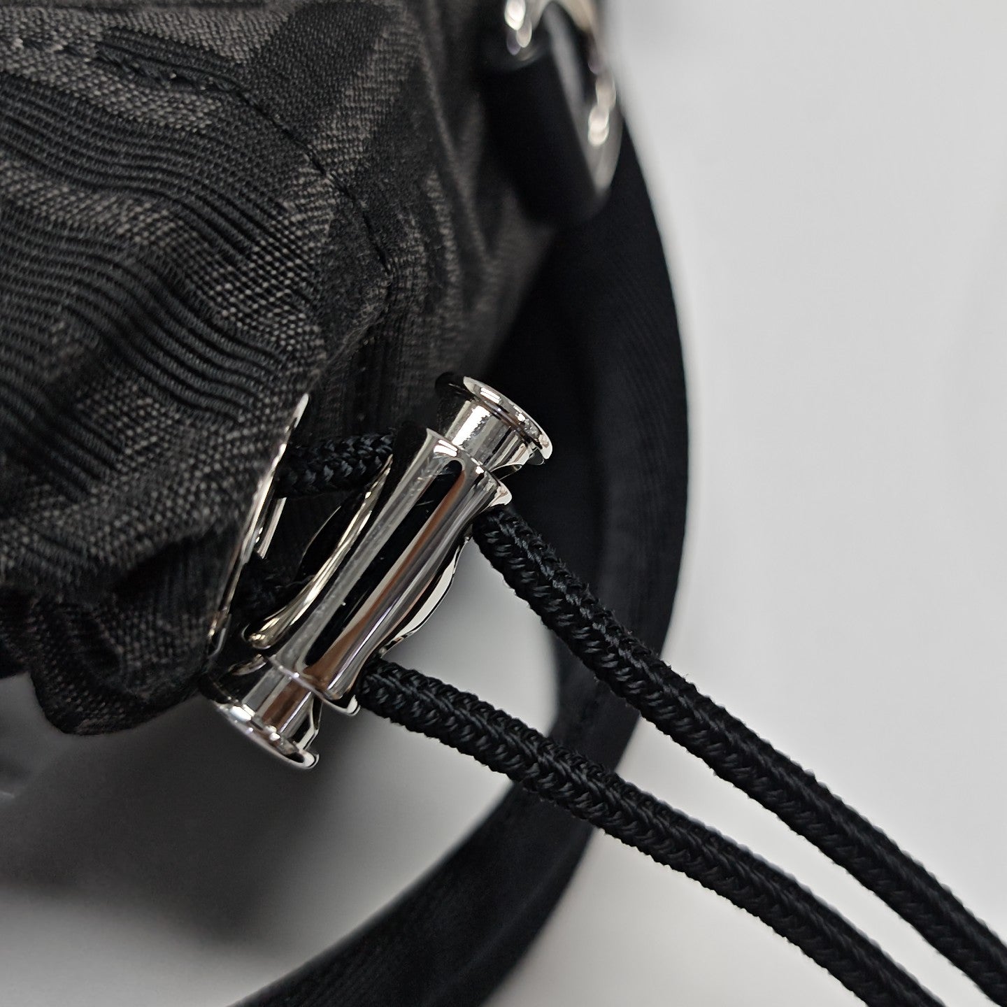 FENDI Strike Medium Canvas Black