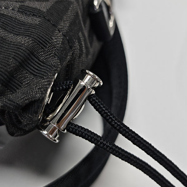 FENDI Strike Medium Canvas Black