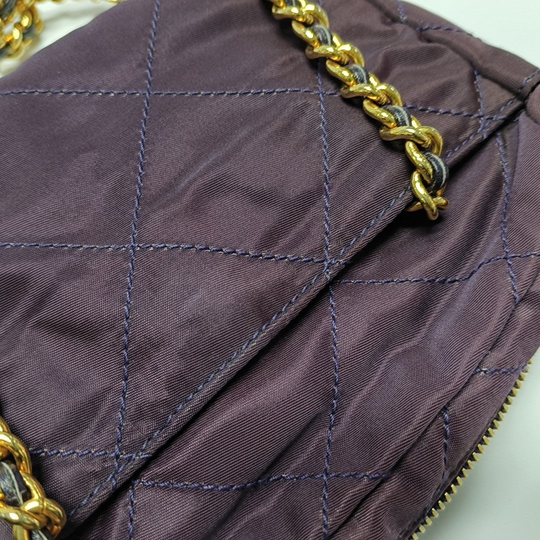 Quilted Nylon Purple