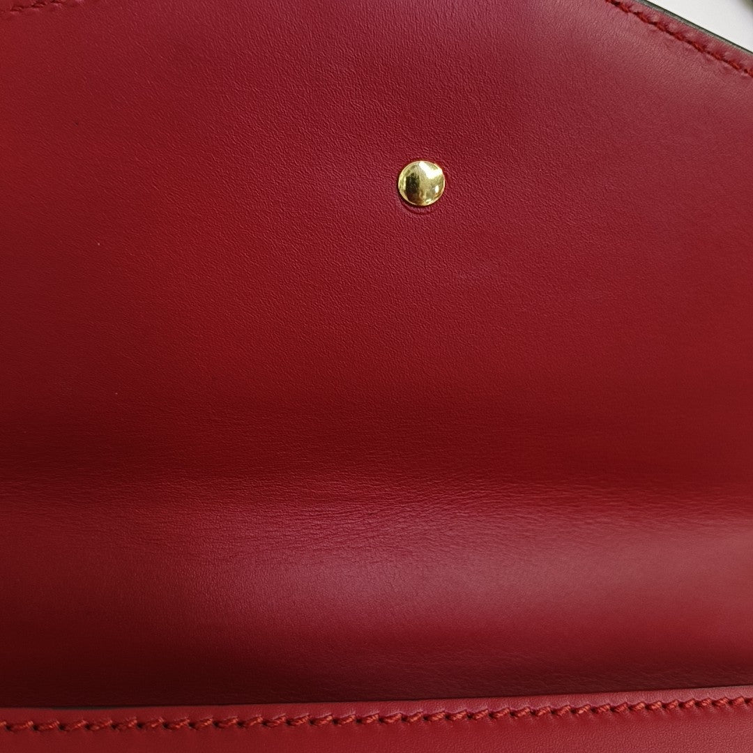 Sylvie Small Calfskin Red