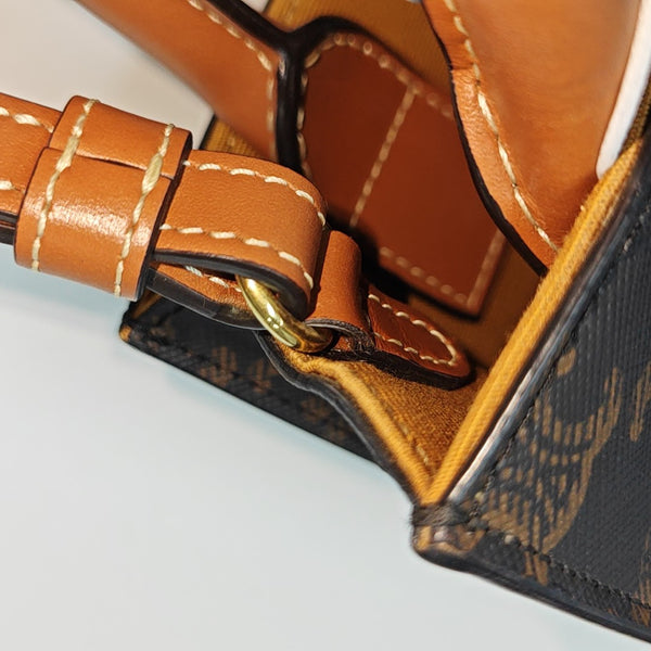CABAS CELINE Mini Coated Canvas Brown