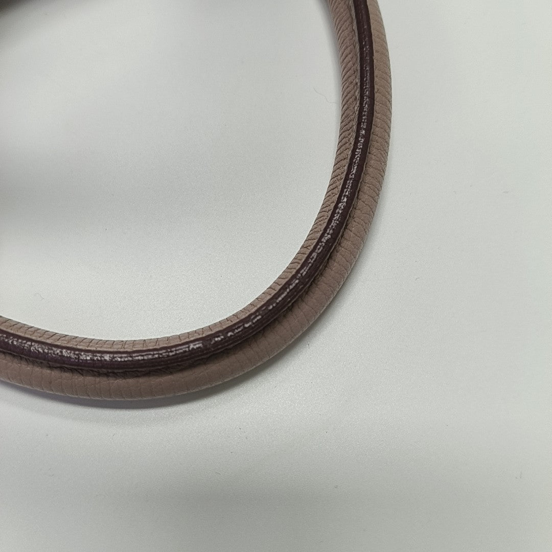The Banner Medium Calfskin Pink