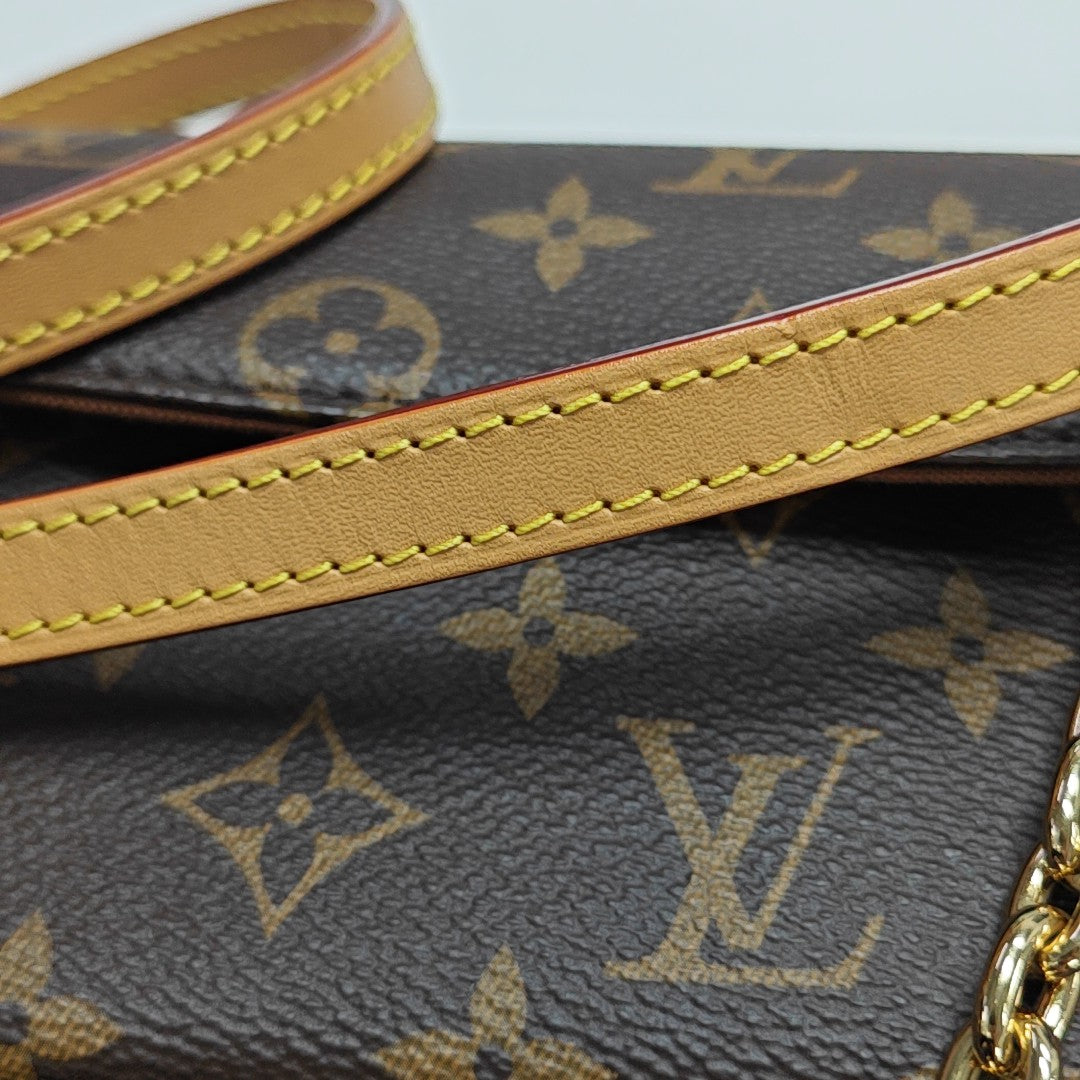 IVY Monogram Coated Canvas Brown