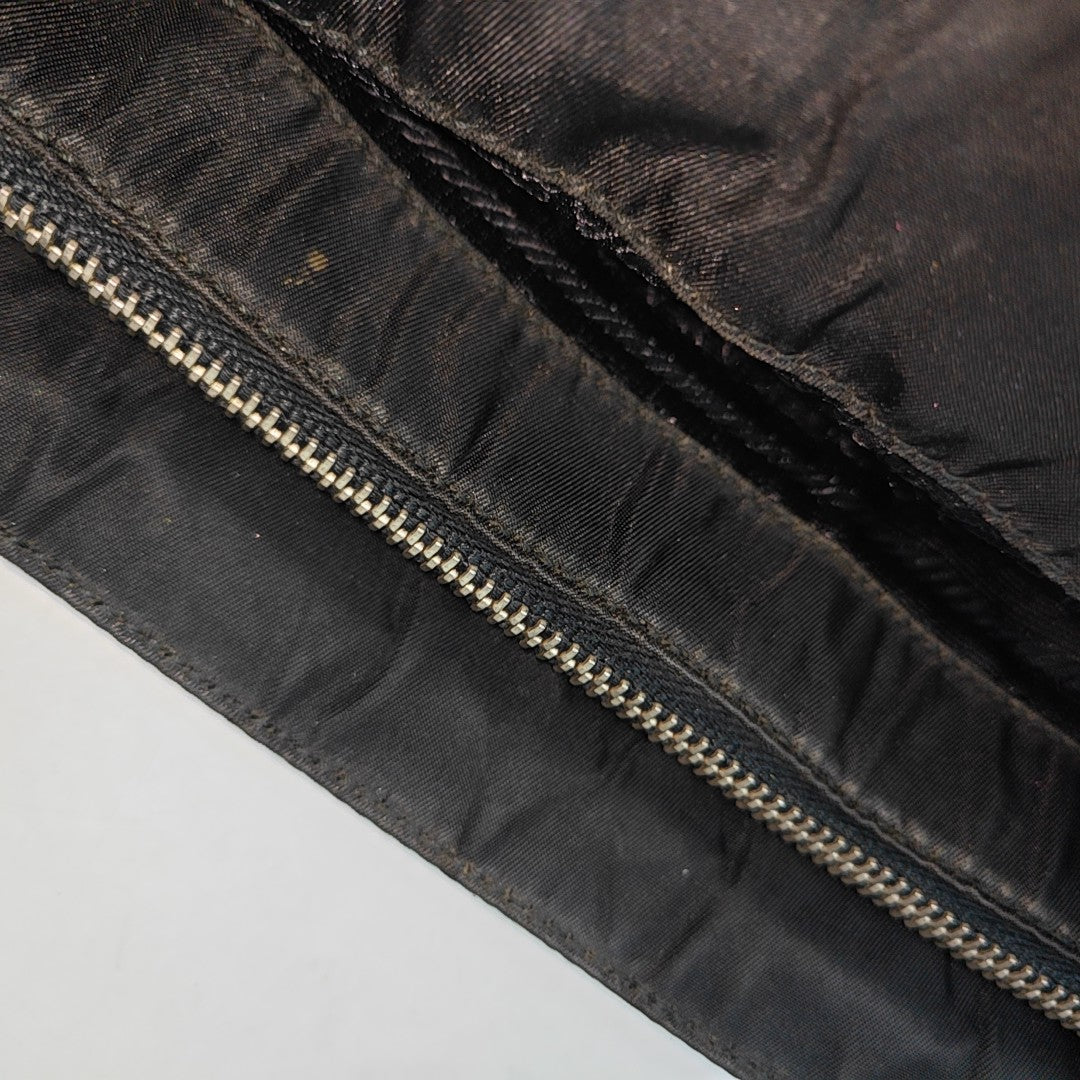 Nylon Shoulder Bag Black