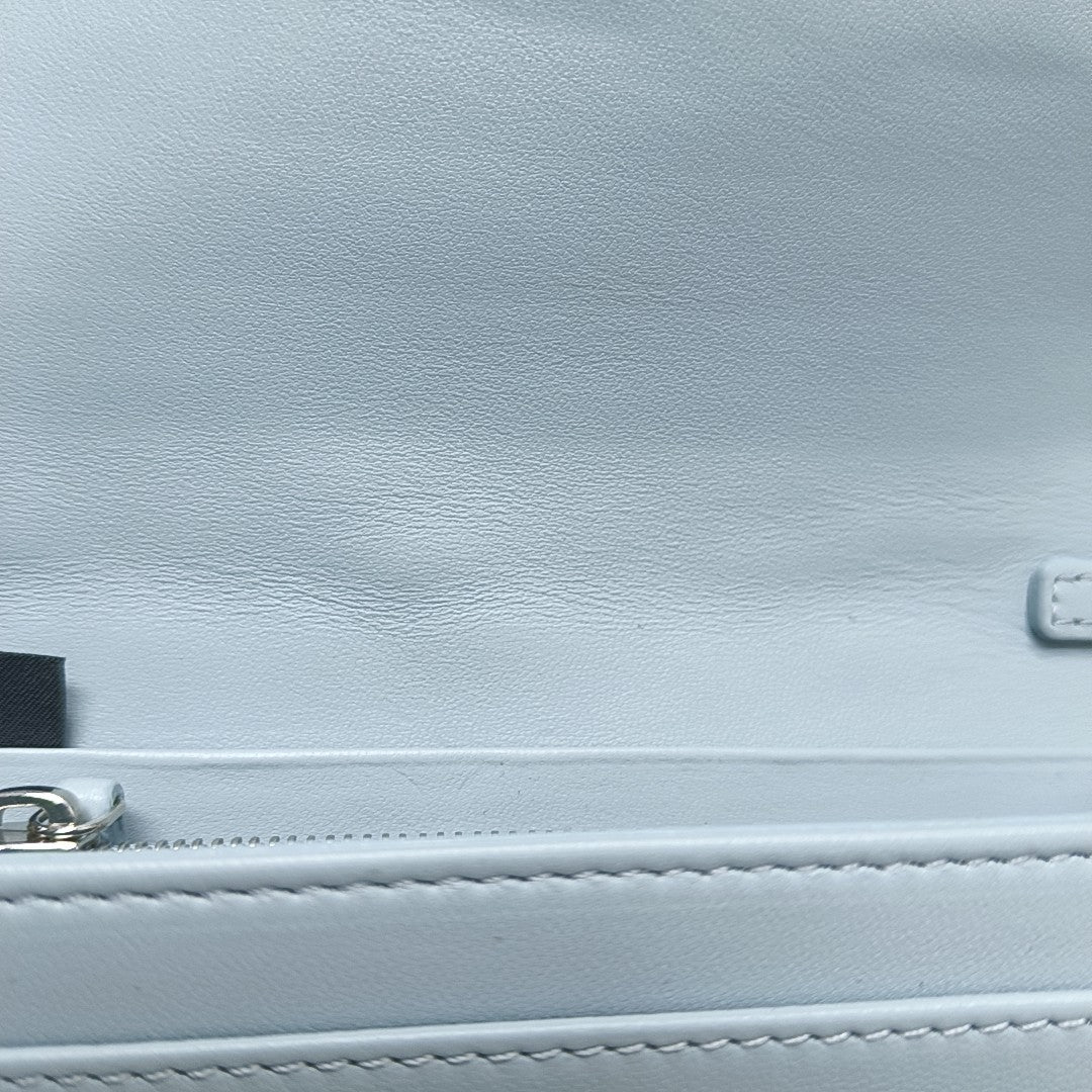 Baguette Mini Calfskin Blue