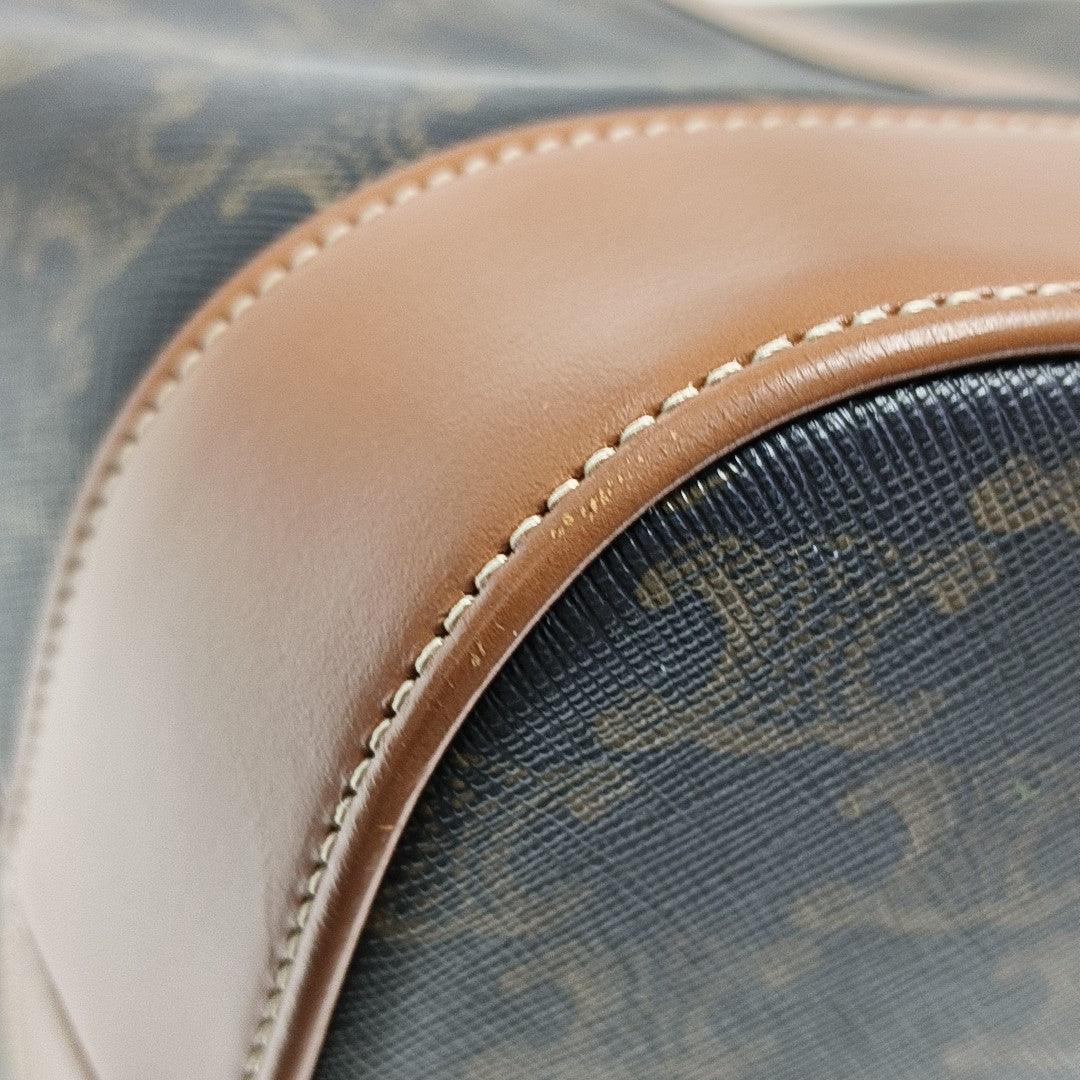 TRIOMPHE CANVAS Medium Coated Canvas Brown