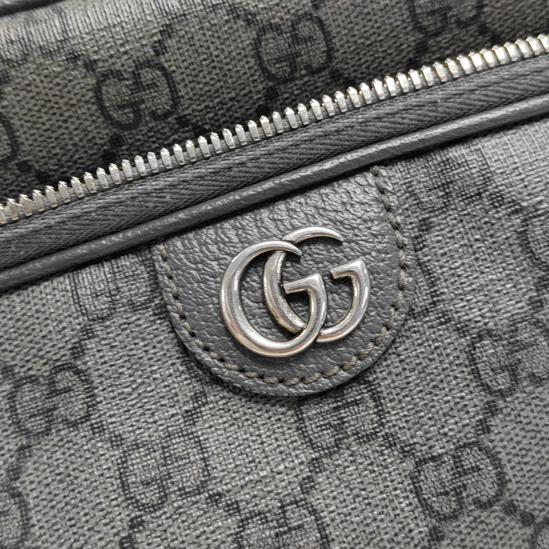 Ophidia Small Coated Canvas Gray