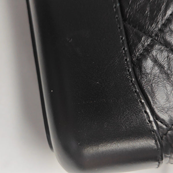 GABRIELLE Small Quilted Calfskin Black