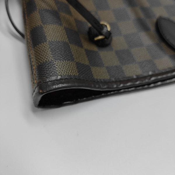 NEVERFULL MM Damier Ebene Coated Canvas Brown