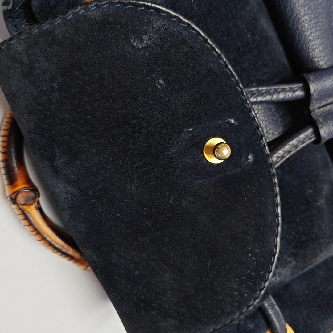 Bamboo 1947 Small Suede Blue