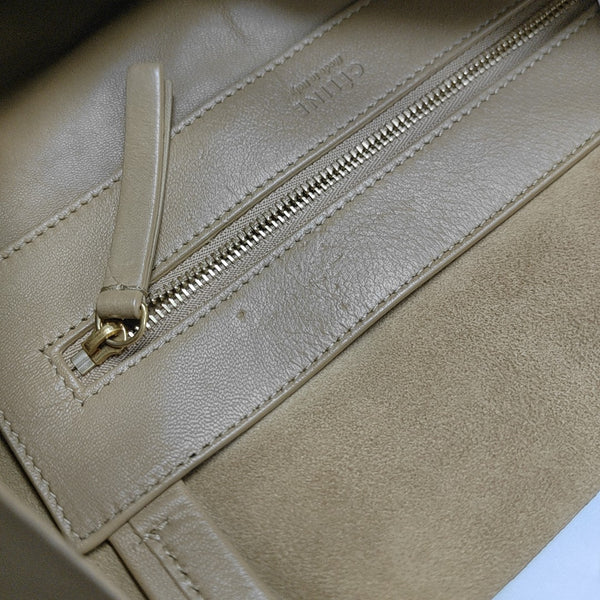 Calfskin Tote Bag Beige
