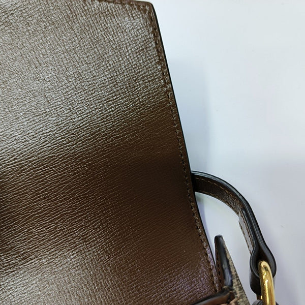 Horsebit 1955 Mini Coated Canvas Beige