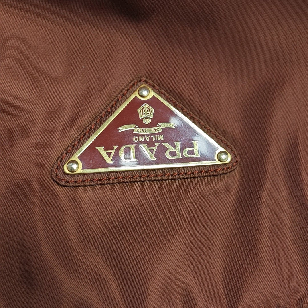 Fabric Tote Bag Brown