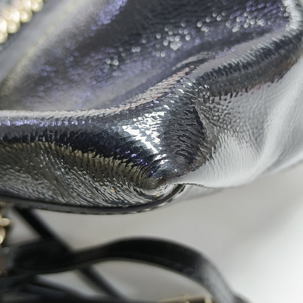 Authenticated pre-owned  Soho Quilted Patent Leather Black - Tote Bag at Looply