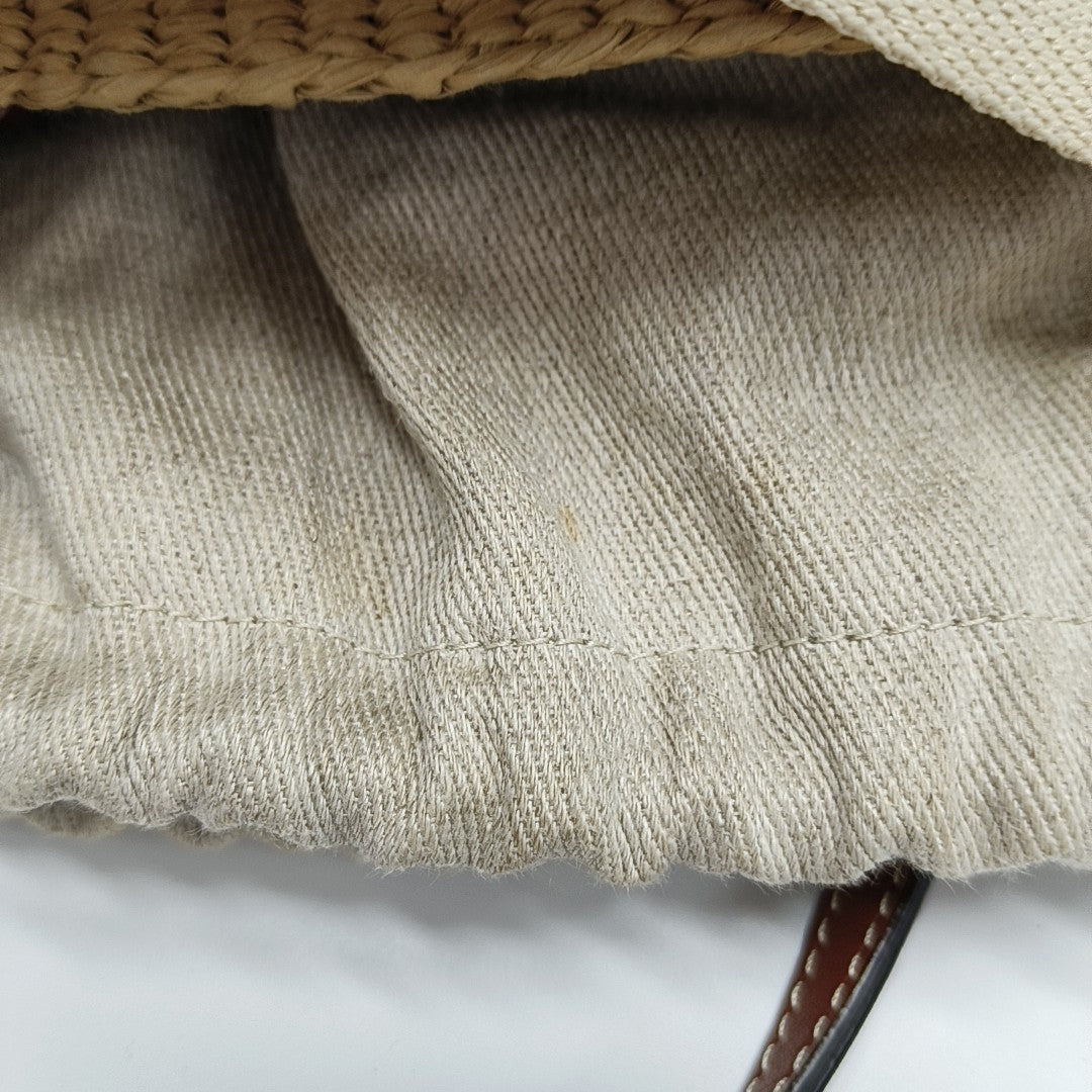 Special Material Shoulder Bag Brown