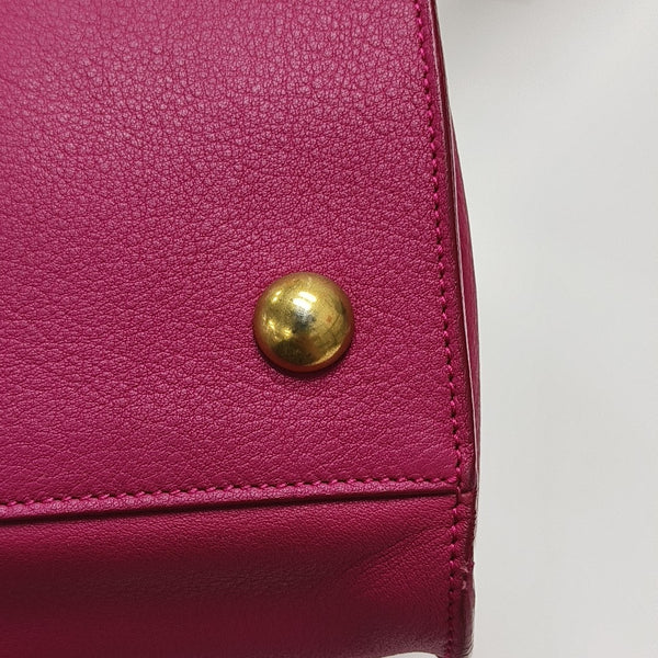 CHYC Y LIGNE Medium Calfskin Red